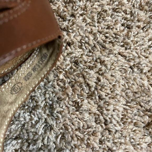 Duck Head Brown Leather Clog Wedge Sandals Sz 6 1/2 - Picture 6 of 9